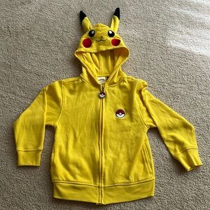 Pokémon Pikachu zip up hoodie size xs